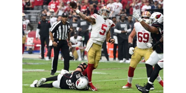 Le quart-arrière des 49ers de San Francisco Jimmy Garoppolo rate à nouveau le match en raison d'une blessure Le quart-arrière des 49ers de San Francisco Jimmy Garoppolo rate à nouveau le match en raison d'une blessure